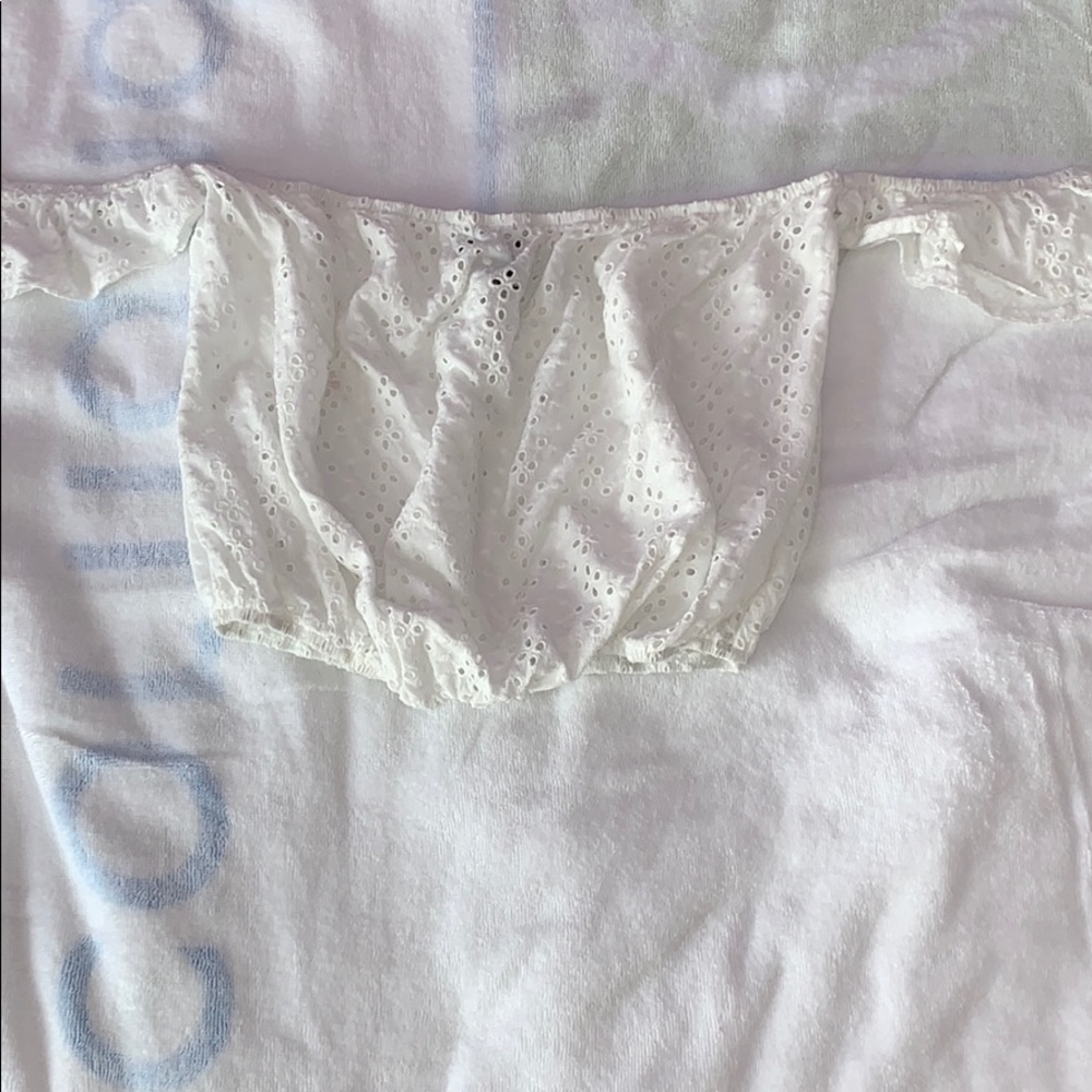 White crop top